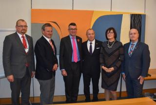 Ambassador Sečka and Czech Deputies with Bernard Jenkin MP, Chairman of the Committee on Constitutional Affairs and Public Administration of the House of Commons 