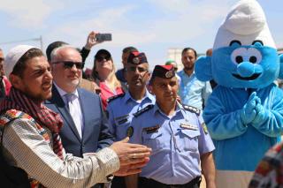 Smurf Center in Zaatari camp