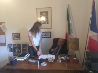 Con assistente Denisa