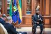 Discussion of M. Skolil and J. Kupec with president Ali Bongo Ondimba