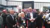 Michal Rajchl (člen představenstva firmy GEMEC UNION), Šárka Stegbauerová (ředitelka obchodní komory), Lukáš Jelínek (zástupce firmy PHOTON ENERGY)