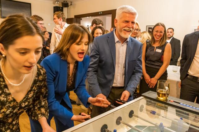 Prezident Pavel s manželkou Evou v Londýně