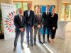 Ambassadors of France and the Czech Republic together with the two someliers