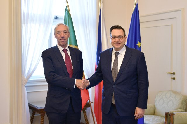 Ministr Lipavský přijal ministra zahraničních věcí Portugalské republiky