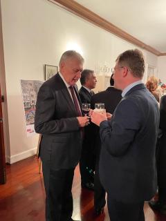 Josef Hlobil a Rostyslav Yavorivsky, CDA a. i. Ukrajiny