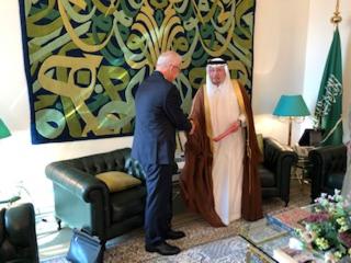 Presentation of copies of credentials to H.E. N. Madani