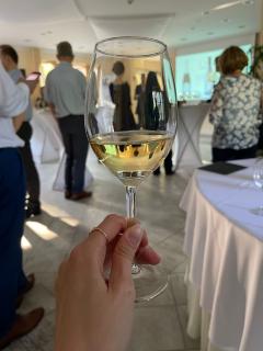 The wine was enjoyed by approximately 40 guests