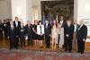 Ministr Lubomír Zaorálek a laureáti ceny Gratias Agit 2014