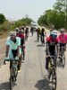 Český velvyslanec spolu s kolegy z EU na kole po Ghaně/Czech Ambassador cycling together with the EU colleagues through Ghana