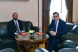 Minister Lipavský discussed South Caucasus regional security with the Armenian Minister of Foreign Affairs