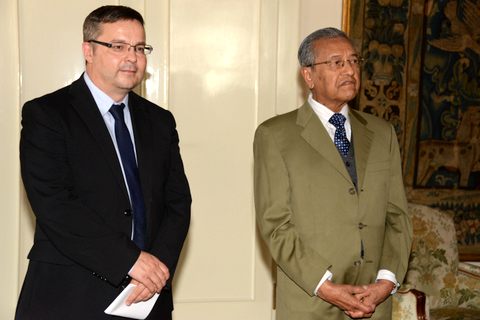 Náměstek M. Tlapa a Dr Mahathir