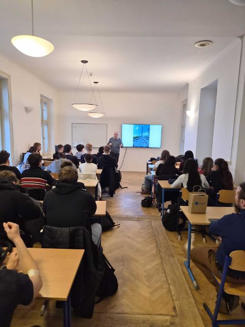 Setkání se studenty v Praze