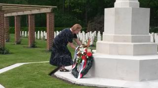 Commemoration of Czechoslovak war airmen in Bergen op Zoom