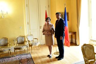 Ministr Petříček přijal kanadskou velvyslankyni Richardsonovou při příležitosti ukončení její diplomatické mise v ČR