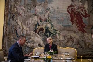Ministr Petříček přijal novou velvyslankyni Lotyšska