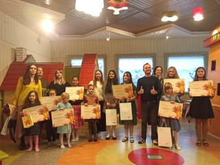 Two medals Rose of Lidice and twelve diplomas were handed out to the children artists