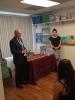 Consul General Pavol Sepelak awarding children from Fine Art Studio Los Angeles