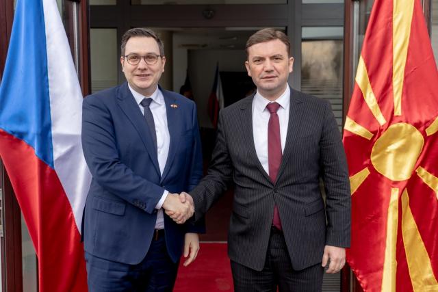 Ministr zahraničí Jan Lipavský navštívil Severní Makedonii