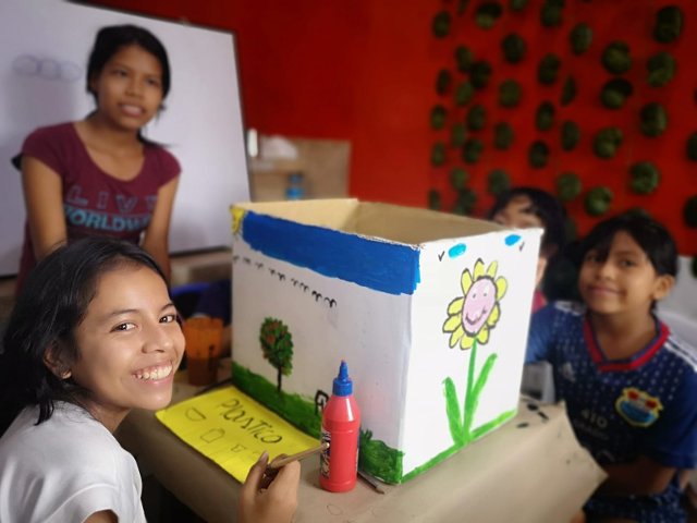Niños de la organización Ifmundo Kahle
