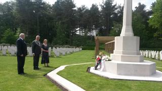 Commemoration of Czechoslovak war airmen in Bergen op Zoom