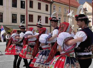 Český folkový soubor Kyjov vystoupil 1. 7. 2021 v Mariboru