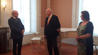 Mr Daniel Herman, Minister of culture of the Czech Republic, Mr Bert Kisjes, Ambassador Jana Reinišová