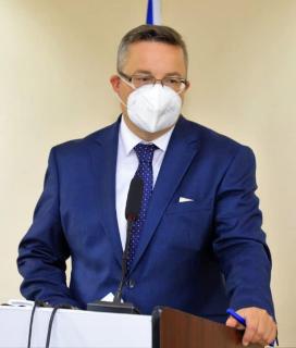 Deputy Minister Martin Tlapa in Uganda, September 2021