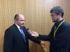 Ministr Milek a zpravodaj ČTK Dospiva