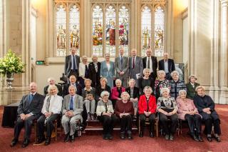 Winton's rescued children who attended the memorial in Guildhall