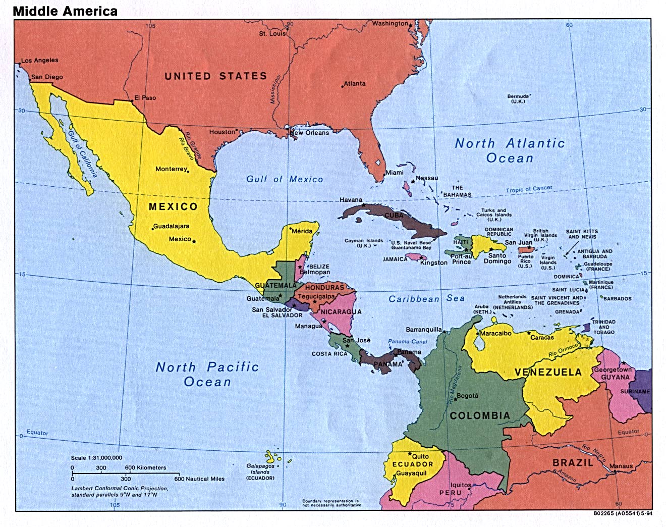 Střední Amerika