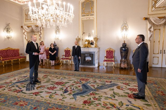 Embaixador Jaroslav Zajíček apresentou as suas cartas credenciais ao Presidente da República Portuguesa