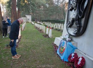 Lighting of Christmas candles in Brookwood