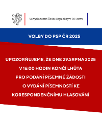 Upozornění pro voliče