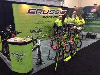 Exposition of the company Crussis at the exhibition Interbike in Las Vegas