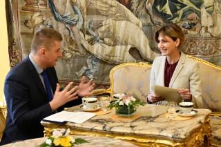 Minister Petříček received the new Ambassador of Georgia