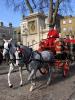 Royal Chariot with Ambassador Chatardová heading to the Buckingham Palace