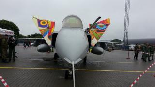 Gripen JAS-39C během letecké přehlídky v Norsku