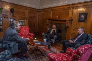  prof. Richard Sokoloski, prof. Sam Solecki, Miroslav Brát  