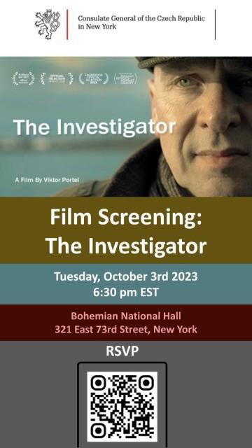 Film Screening “The Investigator” with Vladimir Dzuro