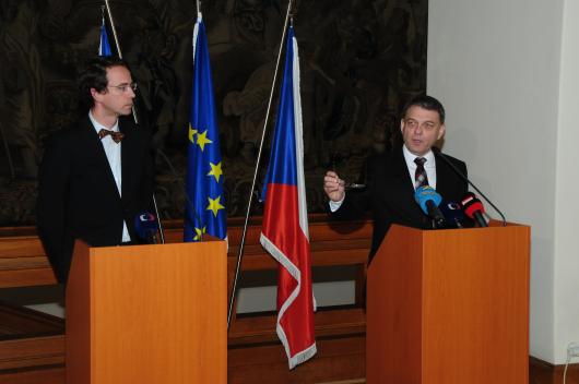 Ministr Lubomír Zaorálek anáměstek  Petr Drulák