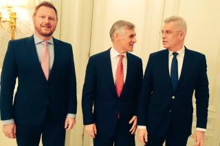 koordinátoři Slavkovské spolupráce Česka, Rakouska a Slovenska