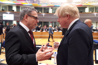 Ministr Lubomír Zaorálek a britský ministr zahraničí Boris Johnson