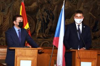 Minister Petříček held talks with his North Macedonian counterpart Osmani