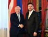Radek Vondráček mit Bürgermeister Michael Häupl