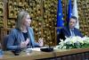 HR Mogherini in Pristina National Library  © Ivo Silhavy 08