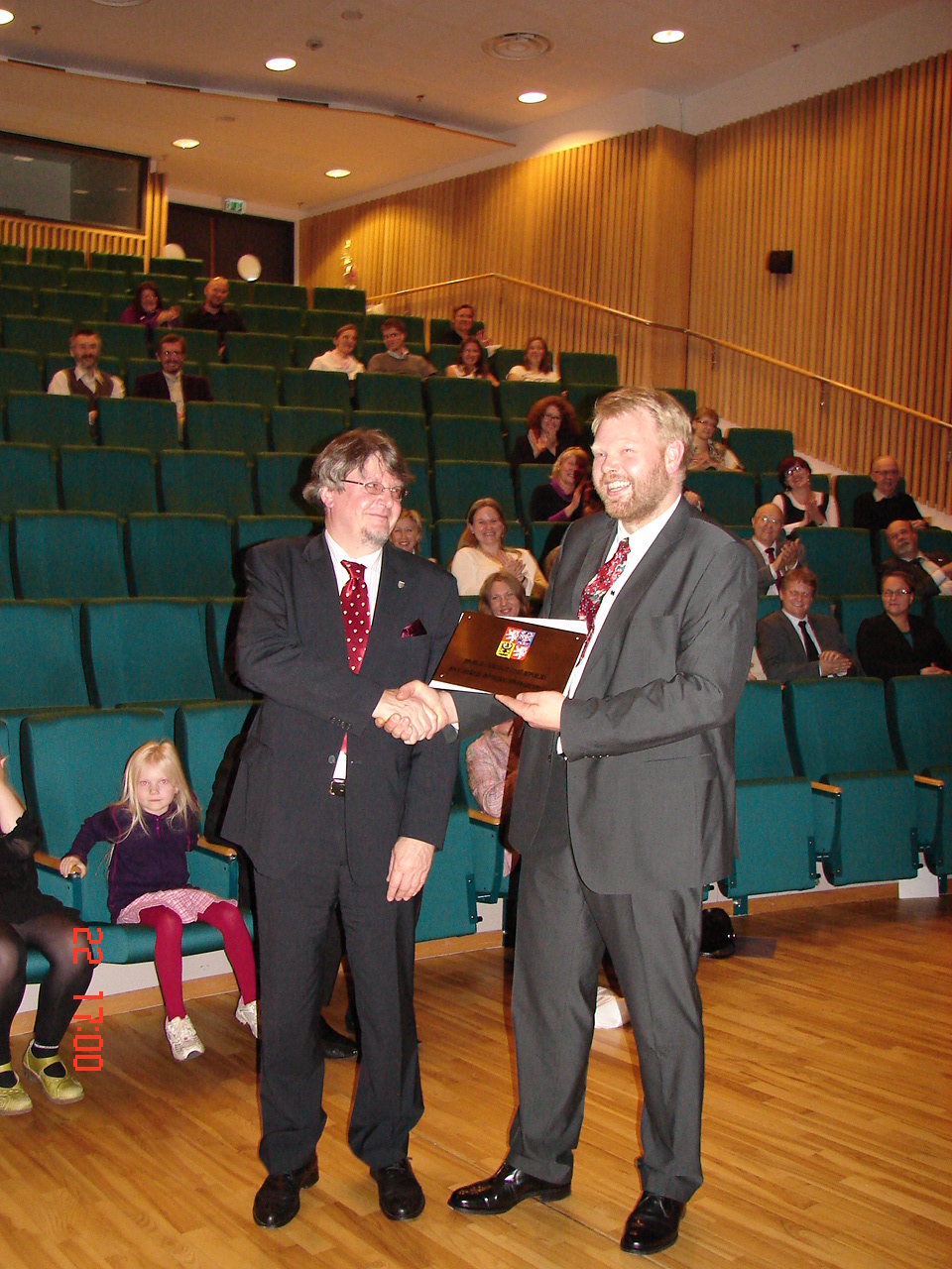 The Ambassador Luboš Nový and the new Honorary Consul Arve H.Johansen