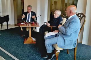 Heinz Fischer a Pavel Kohout