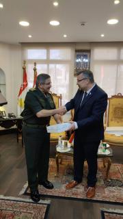 Meeting with Major General Osama Ezat.