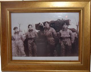 Colonel Rudolf Čapek during WW2 (2nd from the right) 