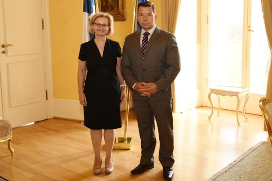 State Secretary Stašek Received the Ambassador of Finland